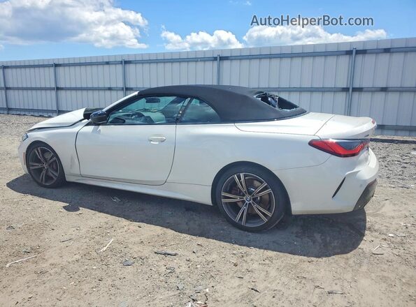 WBA43AT08PCL34745 2023 BMW 4 SERIES White Trasero izquierdo