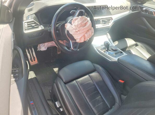 WBA43AT08PCL34745 2023 BMW 4 SERIES White Vista del salpicadero