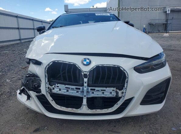 WBA43AT08PCL34745 2023 BMW 4 SERIES White Vista frontal