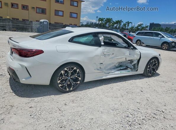 WBA43DA01SCU13803 2025 BMW 4 SERIES White Trasero derecho