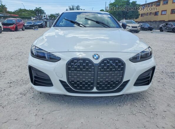 WBA43DA01SCU13803 2025 BMW 4 SERIES White Vista frontal