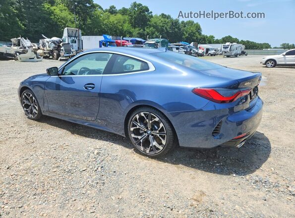 WBA43DA03TCW11526 2026 BMW 4 SERIES Синий Задняя левая четверть
