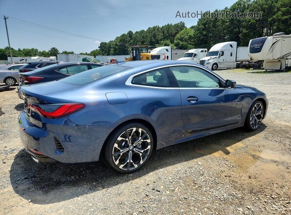 WBA43DA03TCW11526 2026 BMW 4 SERIES Синий Задняя правая четверть
