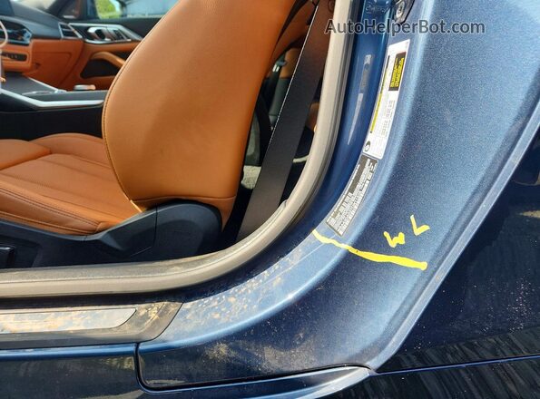 WBA43DA03TCW11526 2026 BMW 4 SERIES Синий Вид подкапотного пространства
