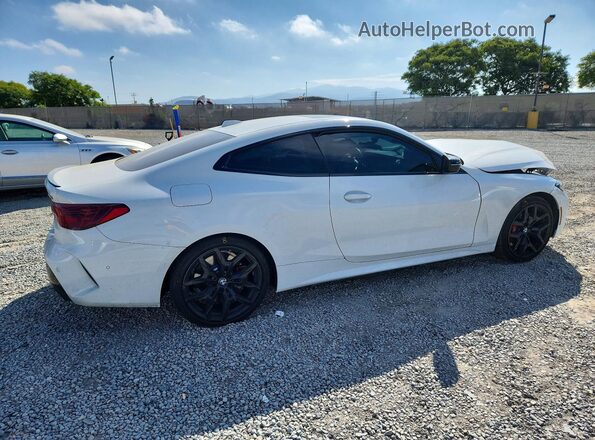 WBA43DA08TCW52198 2026 BMW 4 SERIES Белый Задняя правая четверть