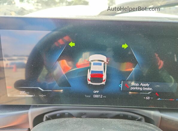 WBA43DA08TCW52198 2026 BMW 4 SERIES Белый Вид щитка приборов