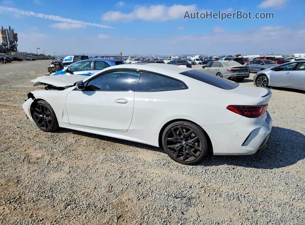 WBA43DA08TCW52198 2026 BMW 4 SERIES Белый Задняя левая четверть