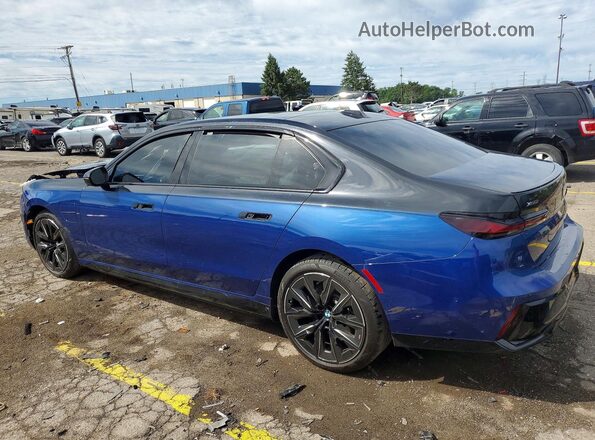 WBA43EH08RCS10915 2024 BMW 7 SERIES Blue უკანა მარცხენა