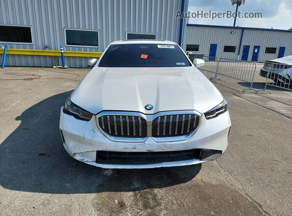 WBA43FJ04RCS11897 2024 BMW 5 SERIES White Front view