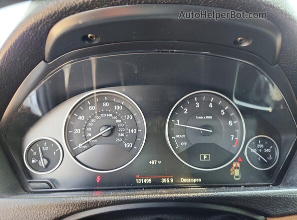 WBA4A9C51GG507210 2016 BMW 4 SERIES White Instrument cluster view