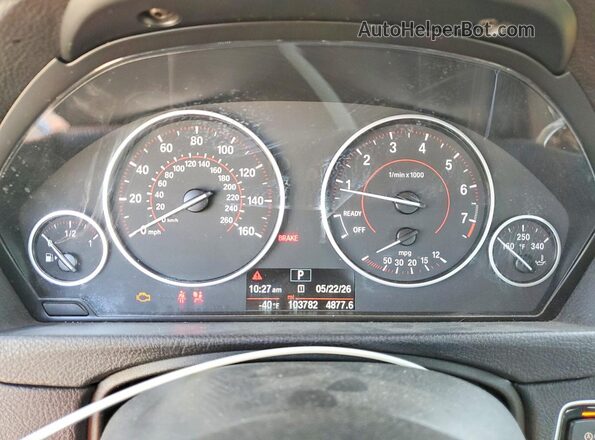 WBA4A9C56GG507915 2016 BMW 4 SERIES Charcoal Widok zestawu wskaźników