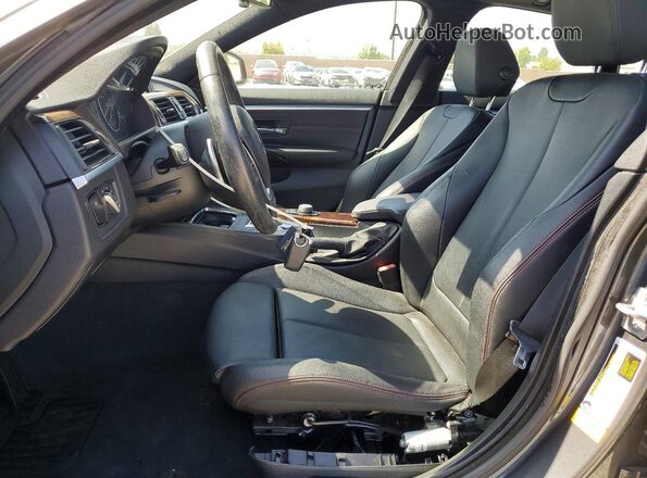 WBA4A9C56GG507915 2016 BMW 4 SERIES Charcoal Widok wnętrza z przodu