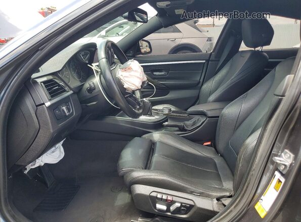 WBA4A9C58GG507088 2016 BMW 4 SERIES Gray Вид салону спереду