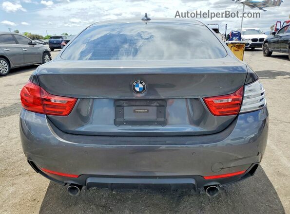 WBA4A9C58GG507088 2016 BMW 4 SERIES Gray Вид ззаду