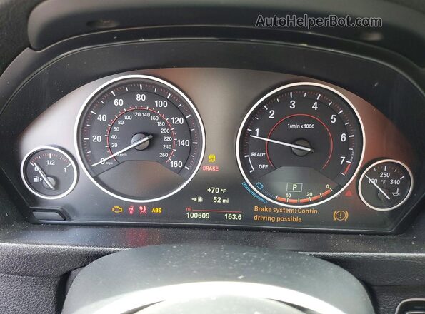 WBA4A9C58GG507088 2016 BMW 4 SERIES Gray Вид щитка приладів
