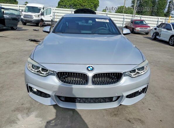 WBA4A9C59GG508797 2016 BMW 4 SERIES Silver Widok z przodu