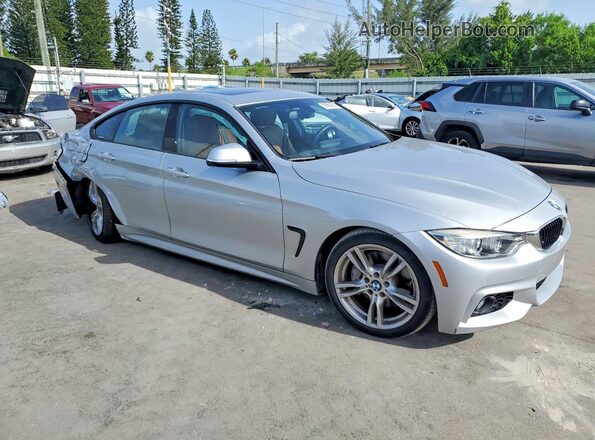 WBA4A9C59GG508797 2016 BMW 4 SERIES Silver Przód prawy