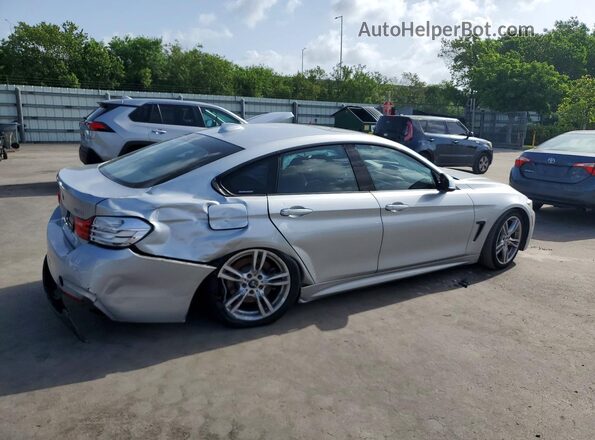 WBA4A9C59GG508797 2016 BMW 4 SERIES Silver Tył prawy