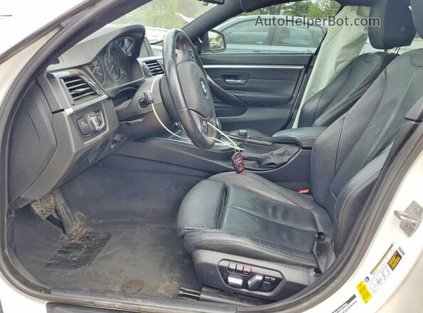 WBA4A9C5XGGL88282 2016 BMW 4 SERIES White Widok wnętrza z przodu