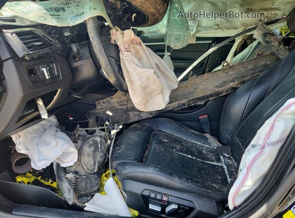 WBA4B1C50GG242150 2016 BMW 4 SERIES Black Widok wnętrza z przodu