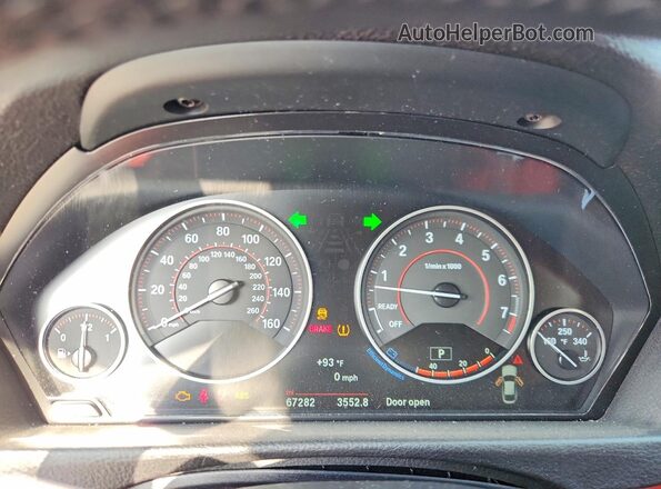 WBA4B1C55GG241625 2016 BMW 4 SERIES White Vista del cuadro de instrumentos
