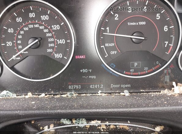 WBA4B3C51GG528309 2016 BMW 4 SERIES Dark Blue Rear seats view