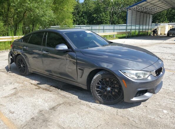 WBA4B3C59GG528073 2016 BMW 4 SERIES Gray Przód prawy