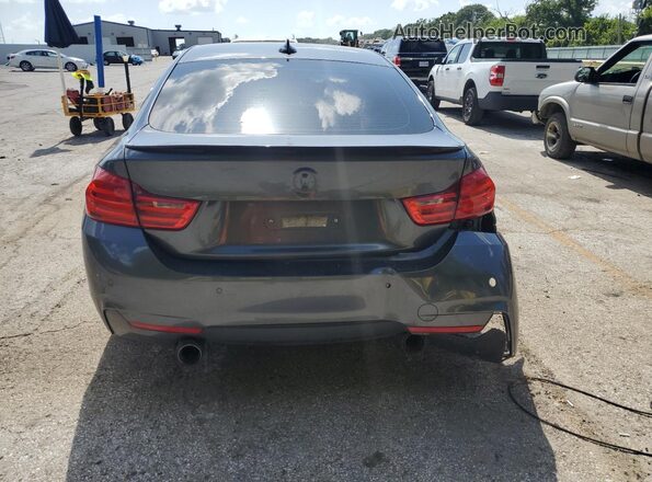 WBA4B3C59GG528073 2016 BMW 4 SERIES Gray Widok z tyłu