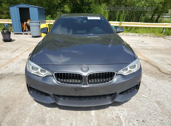 WBA4B3C59GG528073 2016 BMW 4 SERIES Gray Widok z przodu