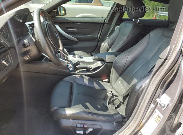 WBA4B3C59GG528073 2016 BMW 4 SERIES Gray Widok wnętrza z przodu