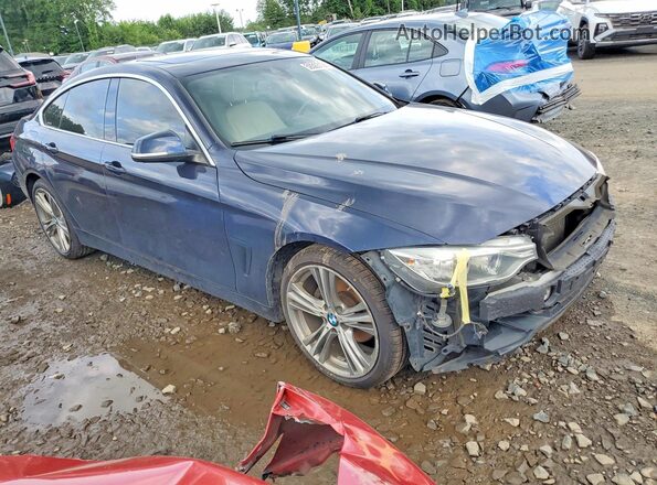 WBA4C9C55GG141567 2016 BMW 4 SERIES Blue Przód prawy