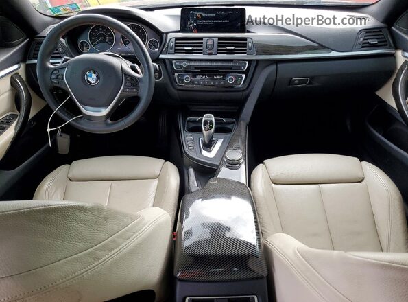 WBA4C9C55GG141567 2016 BMW 4 SERIES Blue Widok deski rozdzielczej