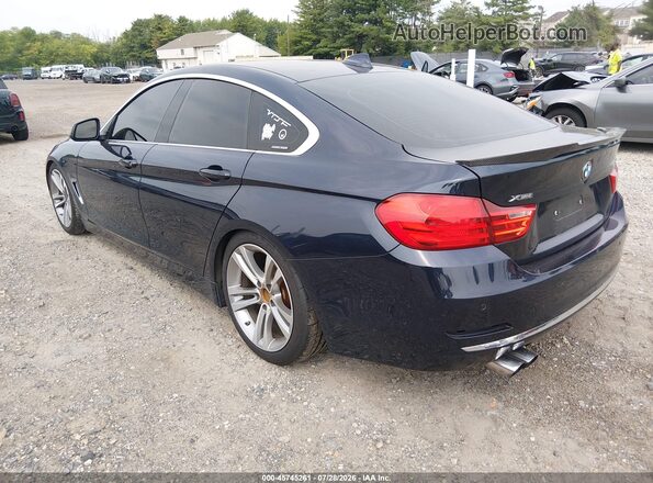 WBA4C9C5XGG135666 2016 BMW 4 SERIES Синий Задняя левая четверть