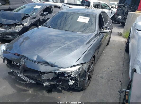WBA4E3C50HG186862 2017 BMW 4 SERIES Gray Front left