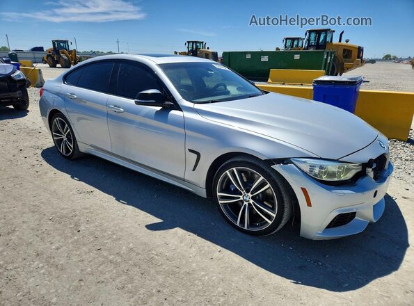 WBA4E5C37HG810893 2017 BMW 4 SERIES Silver Delantero derecho