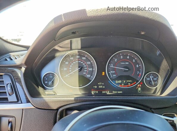 WBA4E5C37HG810893 2017 BMW 4 SERIES Silver Vista del cuadro de instrumentos