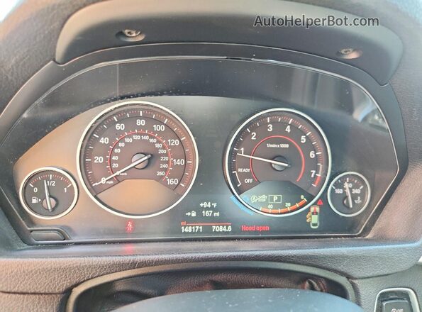 WBA4E5C56HG189325 2017 BMW 4 SERIES Черный Вид щитка приборов