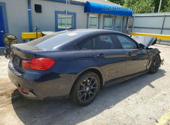 WBA4F7C31HG788088 2017 BMW 4 SERIES Blue Trasero derecho