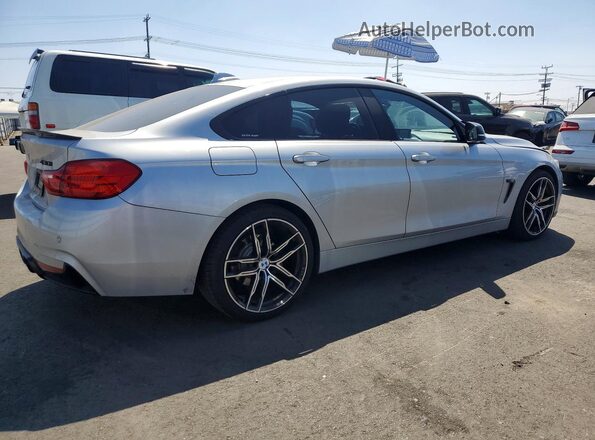 WBA4F7C32HG789461 2017 BMW 4 SERIES Silver Задня права чверть