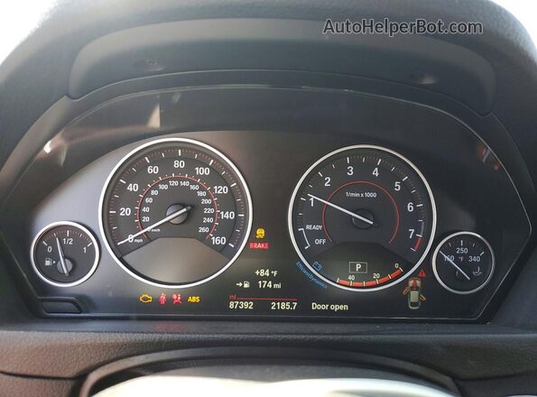 WBA4F7C32HG789461 2017 BMW 4 SERIES Silver Вид щитка приладів