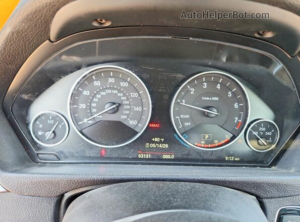 WBA4F7C3XHG789532 2017 BMW 4 SERIES Black Widok zestawu wskaźników