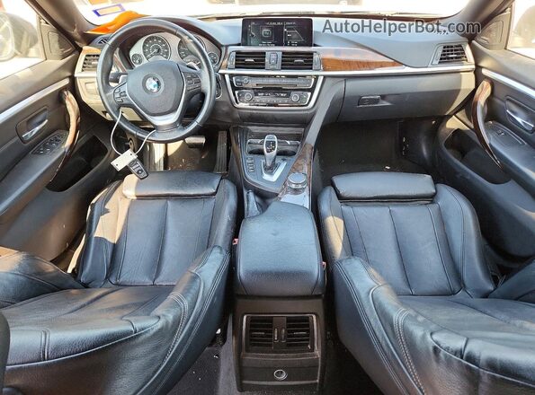 WBA4F7C3XHG789532 2017 BMW 4 SERIES Black Widok deski rozdzielczej