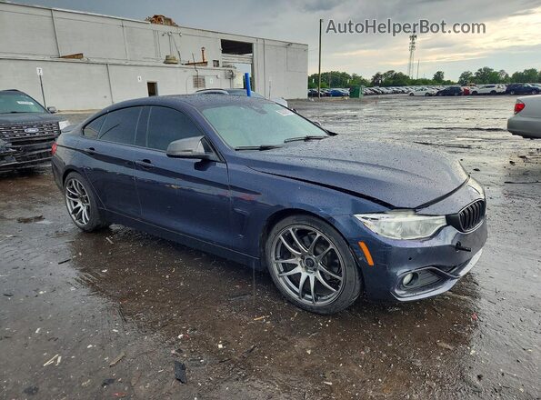 WBA4F7C50HG438436 2017 BMW 4 SERIES Blue Przód prawy