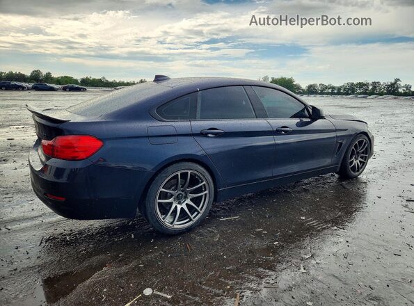 WBA4F7C50HG438436 2017 BMW 4 SERIES Blue Tył prawy