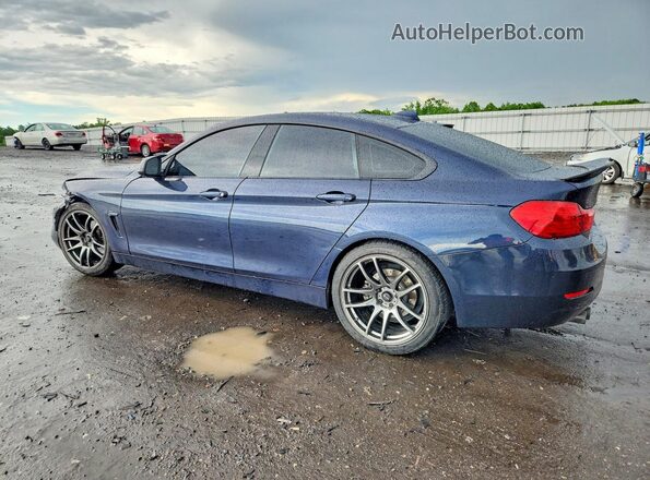 WBA4F7C50HG438436 2017 BMW 4 SERIES Blue Tył lewy