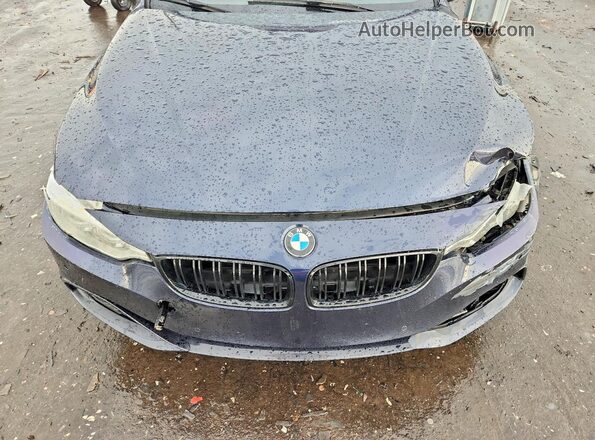 WBA4F7C50HG438436 2017 BMW 4 SERIES Blue Widok wnętrza z tyłu