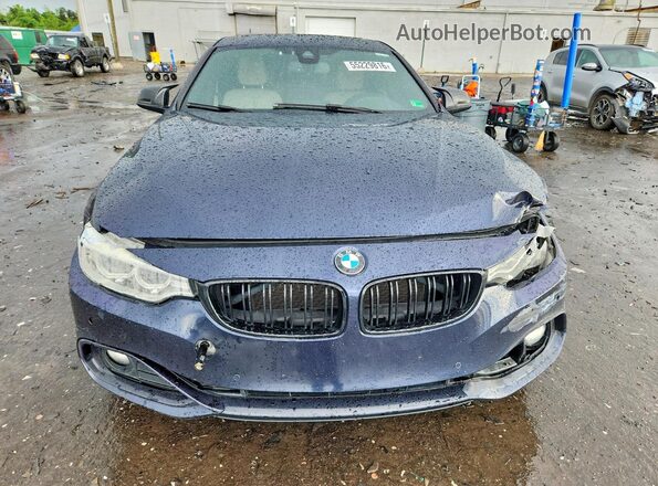 WBA4F7C50HG438436 2017 BMW 4 SERIES Blue Widok z przodu