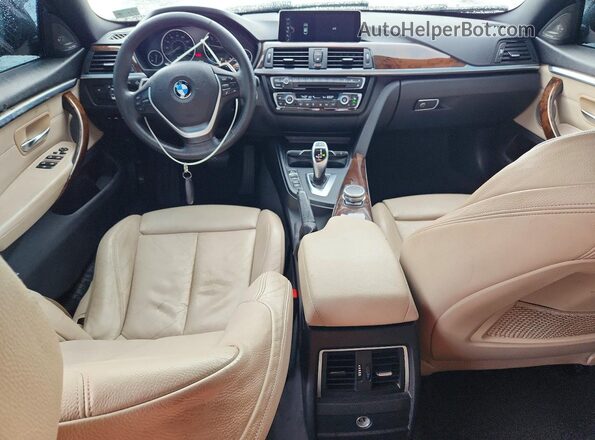 WBA4F7C50HG438436 2017 BMW 4 SERIES Blue Widok deski rozdzielczej