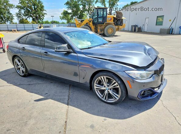 WBA4F7C52HG786495 2017 BMW 4 SERIES Gray Przód prawy
