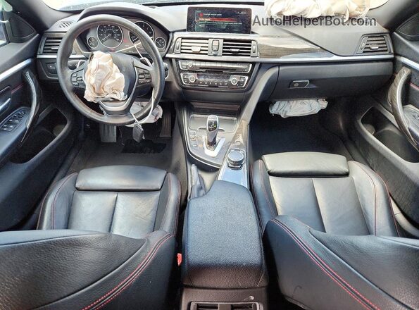 WBA4F7C52HG786495 2017 BMW 4 SERIES Gray Widok deski rozdzielczej